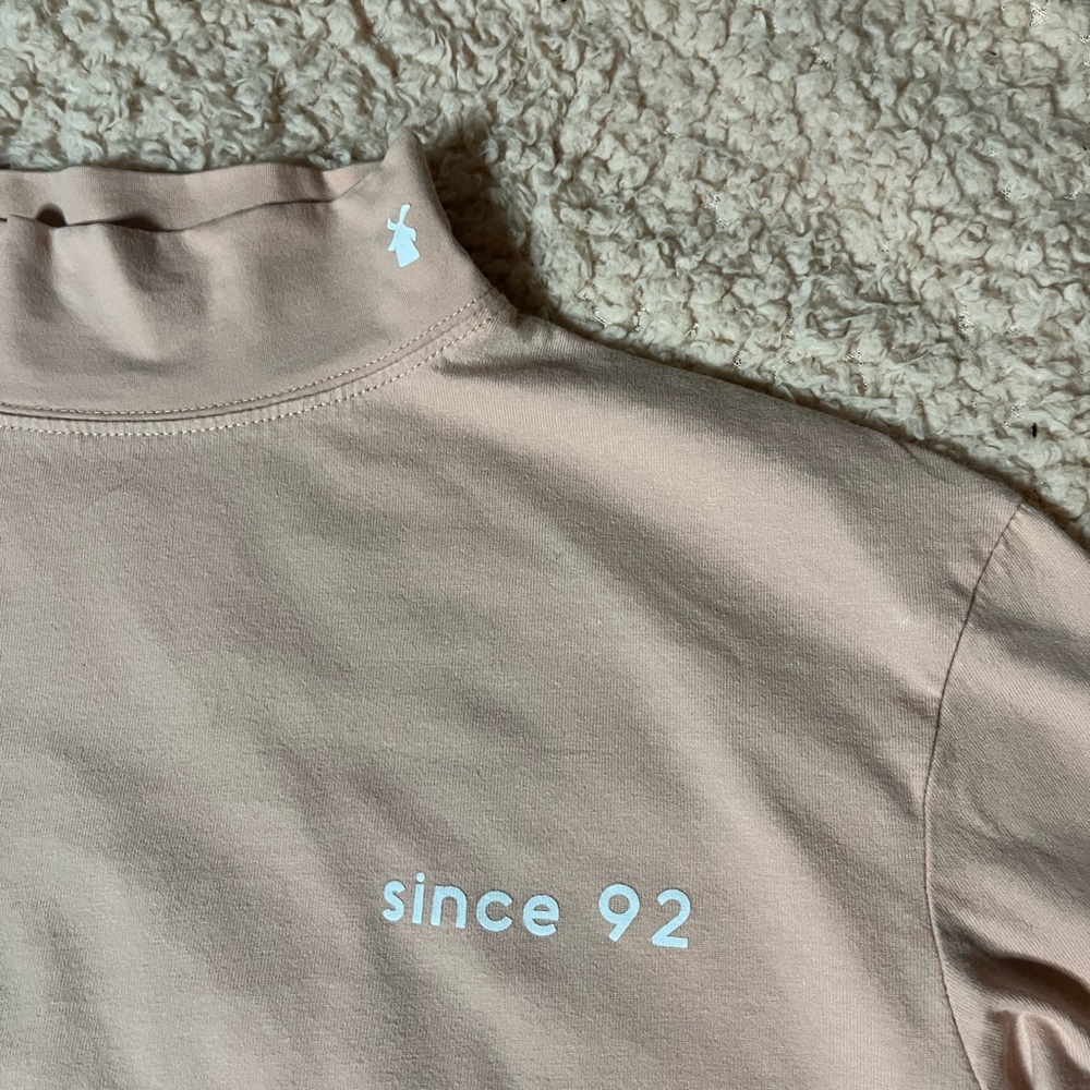 Since 92 pink dutch bros turtle neck long sleeve